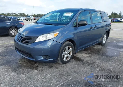 2014 Toyota Sienna L V6 7 Passenger from USA, damaged, VIN 5TDZK3DCXES503112